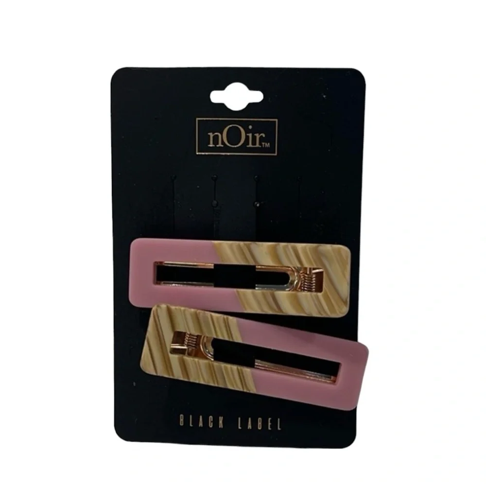 BNWT Noir Womens Hair Clips